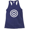 capitan america sticker vinyl decal Racerback Tank