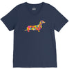 dachshund flower 2 V-Neck Tee