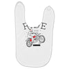 ride and fly high Baby Bibs