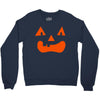 fun face pumpkin Crewneck Sweatshirt