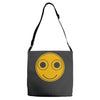 funny smiley face Adjustable Strap Totes
