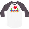 i love sochi 3/4 Sleeve Shirt