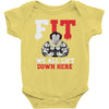 we all lift down here Baby Bodysuit