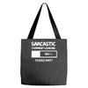 sarcastic comment loading please wait funny cool humour Tote Bags