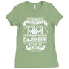 Super Cool Mimi Of A Freaking Awesome Daughter Ladies Fitted T-Shirt