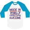 made in 1967 50 years of being awesome 3/4 Sleeve Shirt
