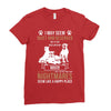 don't mess with my boxer Ladies Fitted T-Shirt