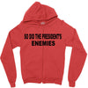 enemies Zipper Hoodie