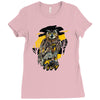sundown owl Ladies Fitted T-Shirt