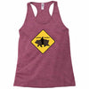 bear shark Racerback Tank