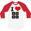 i love code 3/4 Sleeve Shirt