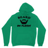 mens beard Hoodie