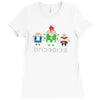 androids Ladies Fitted T-Shirt