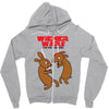 wiener wars dachshund dogs Zipper Hoodie