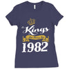 kings are born in 1982 Ladies Fitted T-Shirt