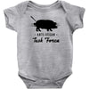 anti vegan task force Baby Bodysuit