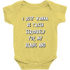 brains and stuff girls Baby Onesie