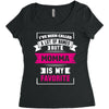 I've Been Called A Lot Of Names But Momma Is My Favorite Women's Triblend Scoop T-shirt