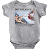 Michelangelo Creation of Adam Baby Bodysuit
