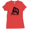 deep depression sad girl Ladies Fitted T-Shirt