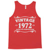 vintage 1972 aged to perfection Tank Top