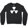 biohazard logo die cut vinyl Crewneck Sweatshirt