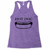 hot dog Racerback Tank