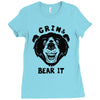 grin and bear it Ladies Fitted T-Shirt