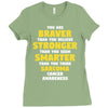 Sarcoma Cancer Awareness Ladies Fitted T-Shirt