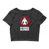 no humans allowed district 9 Crop Top