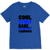 cool story babe white t shirt now make me a sandwich college humor fun V-Neck Tee