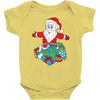 santa with piles of christmas Baby Onesie