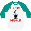 i shot people bartender 3/4 Sleeve Shirt