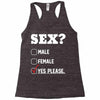 Sex Yes Please Racerback Tank