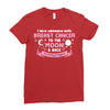 I Love Someone with Breast Cancer to The Moon and Back to Infinity Ladies Fitted T-Shirt