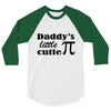 daddy little cuttie 3/4 Sleeve Shirt