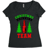 christmas drinking team Women's Triblend Scoop T-shirt