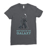 best dad in the galaxy Ladies Fitted T-Shirt