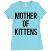 mother of kittens Ladies Fitted T-Shirt