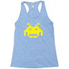 uomo 4 space invaders anni80 vintage videogames Racerback Tank