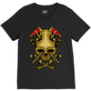 skull axe V-Neck Tee
