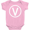 vegan symbol Baby Bodysuit