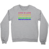 love is love, black lives matter, climate change is real, immigrants m Crewneck Sweatshirt