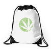 cannabis finger printing Drawstring Bags