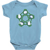 rock paper scissors lizard spock Baby Onesie