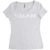yibambe Women's Triblend Scoop T-shirt