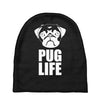 pug life dog Baby Beanies