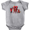 deadpool family portrait Baby Bodysuit