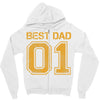 1 best dad Zipper Hoodie