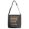 fall helvetica Adjustable Strap Totes